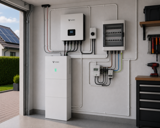 Goneo Flexi 20kWh Thuisbatterij met 10kW Hybride Omvormer (3-fase)